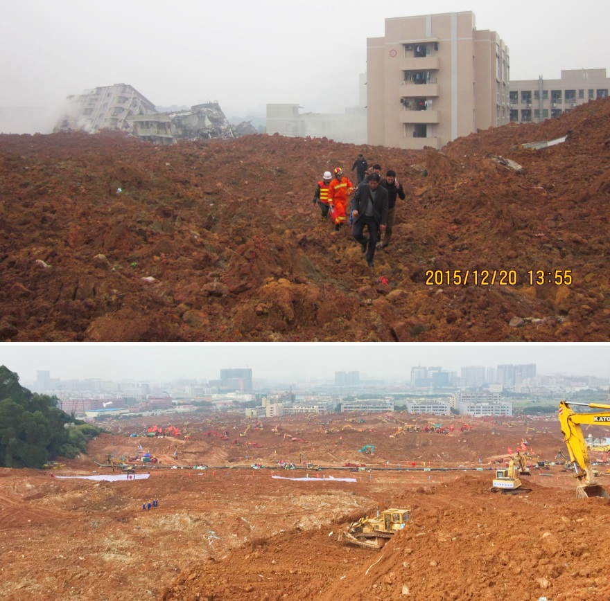 深圳光明新區(qū)渣土受納場“12.20”特別重大滑坡事故搶險(xiǎn)