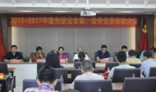 公司黨委召開2016-2017年度先進黨支部、優(yōu)秀黨員表彰大會